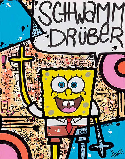 honkart juergen art kunst walentowski spongebob