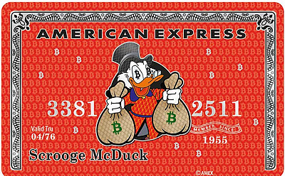 michael daniels art kunst walentowski american express dagobert duck