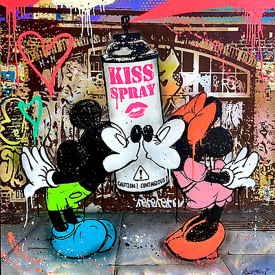 Mickey und Minnie Mouse Kiss Spray