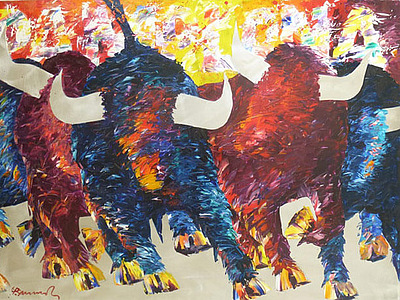 peter linnenbrink kunst art walentowski stier toro bull