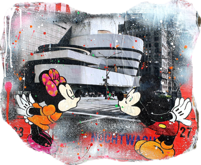 Minnie Mouse Love NYC Guggenheim 