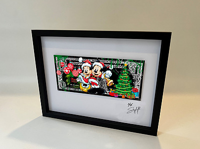 Weihnachtsdollar Mickey und Minnie Mouse Weihnachten 
