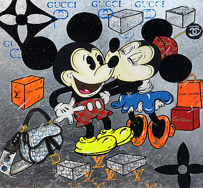 Mickey und Minnie Louis Vuitton