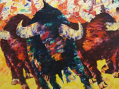 peter linnenbrink kunst art walentowski stier bull
