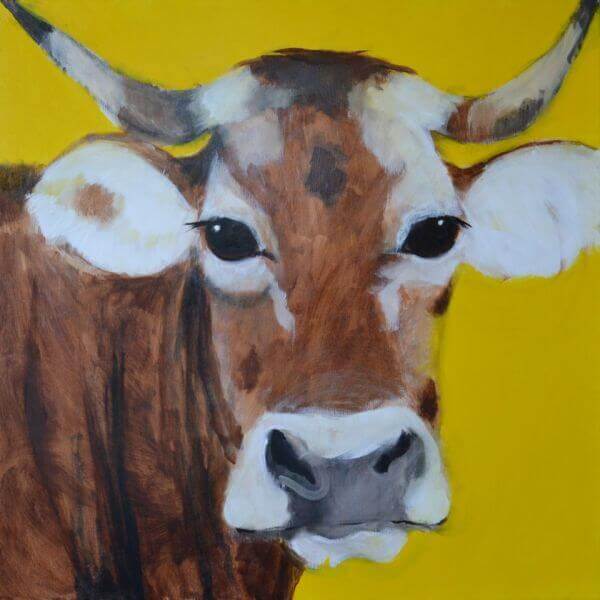 Christiane Bstock Kuh Cow Art Kunst Walentowski