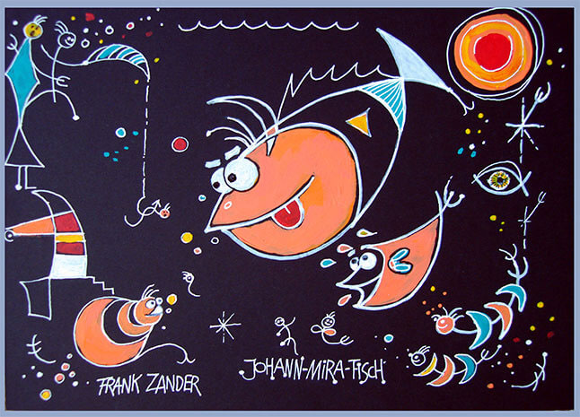frank zander art kunst walentowsi fisch comic