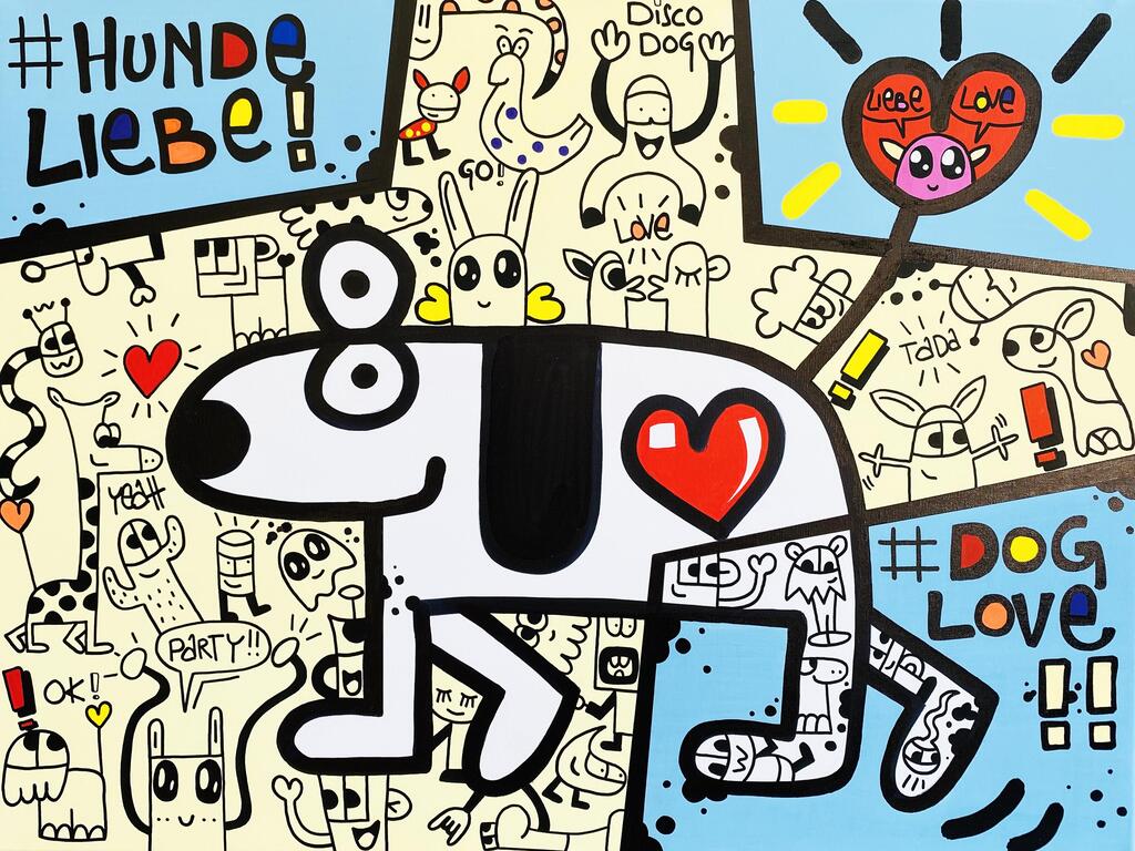 honkart juergen art kunst walentowski hunde liebe