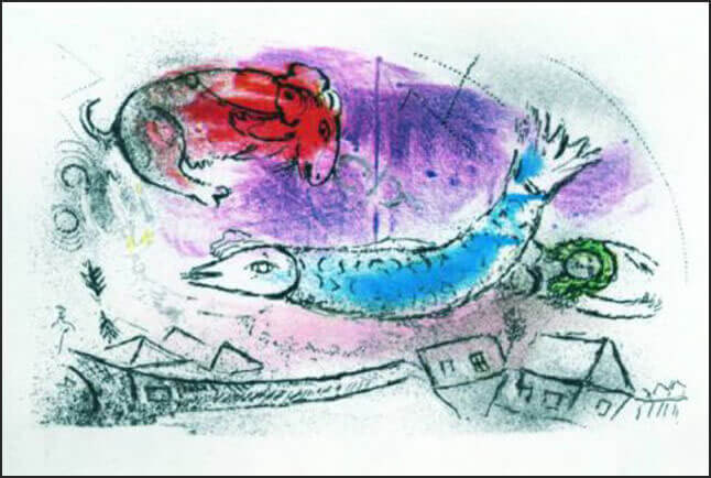 marc chagall art kunst walentowski fisch fish