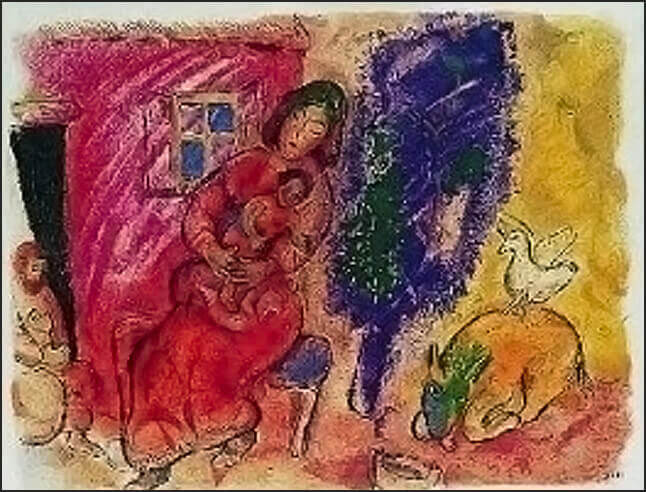 marc chagall art kunst walentowski mother mutter