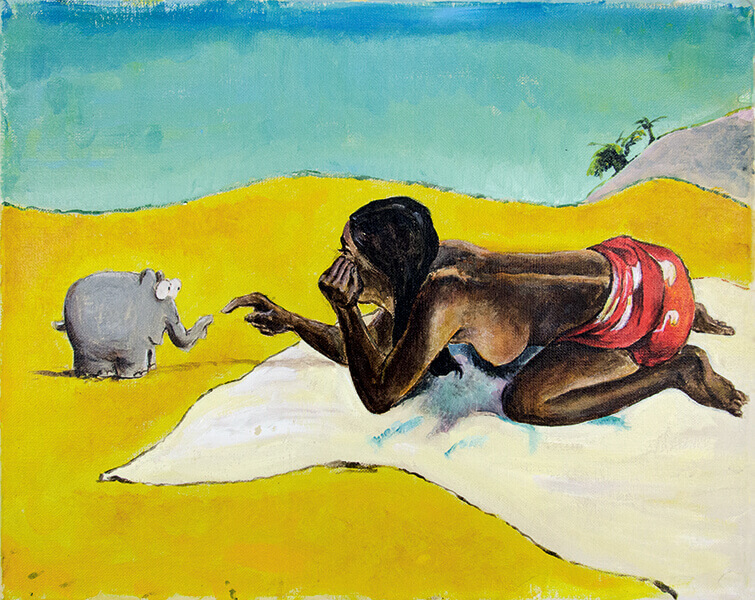 Otto Waalkes Kunst Art Walentowski ottifant afrika