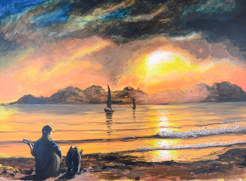 Beach Boys in the Sunset - Otto Waalkes