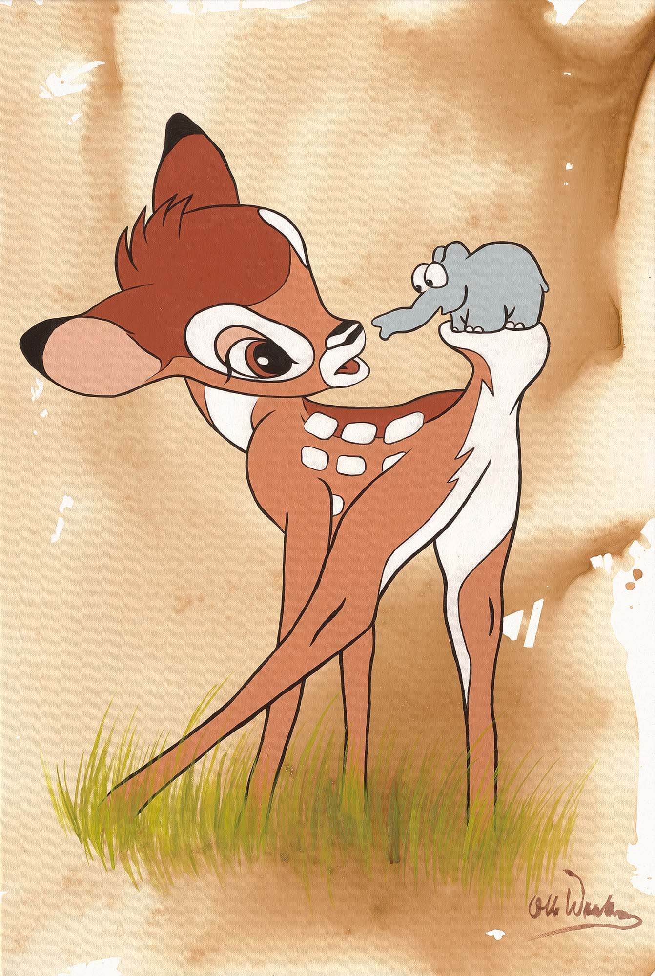 Otto Waalkes Kunst Art Walentowski ottifant bambi