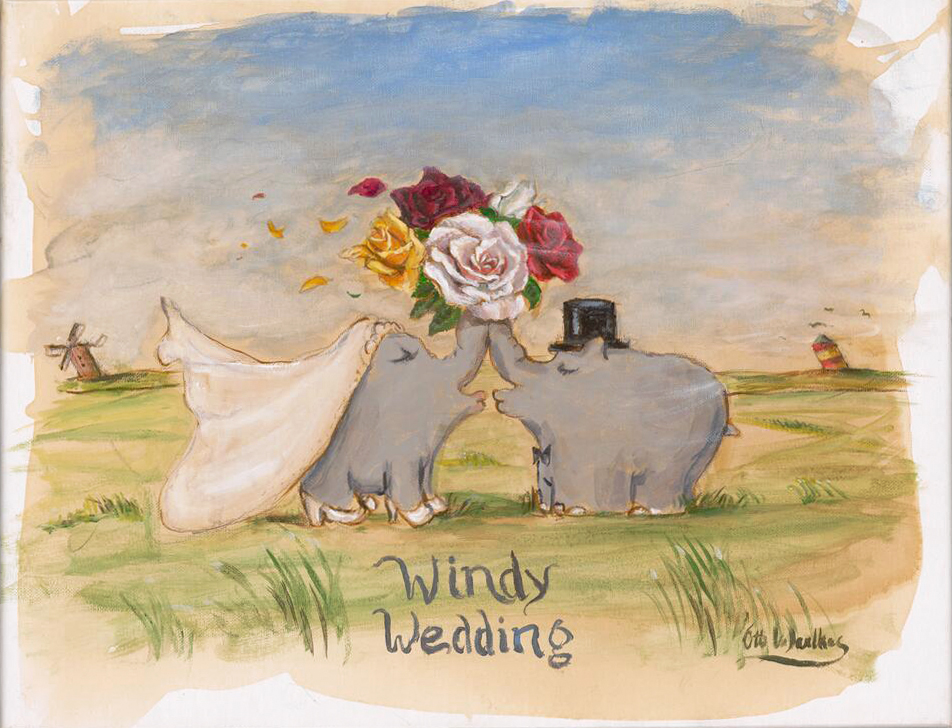 Windy Wedding Pigmentdruck - Otto Waalkes