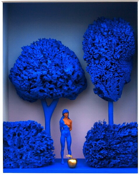 volker kühn walentowski art kunst blue garden blau garten
