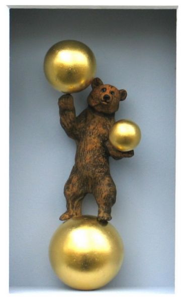 volker kühn walentowski art kunst bear gold bär