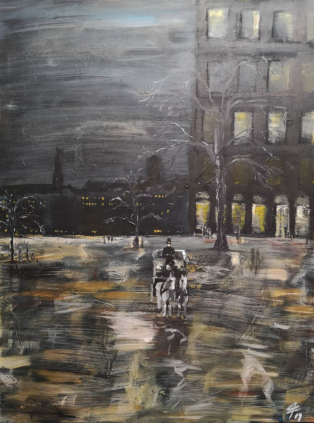 Francis Fulton Smith Kunst Art Walentowski dark rain 